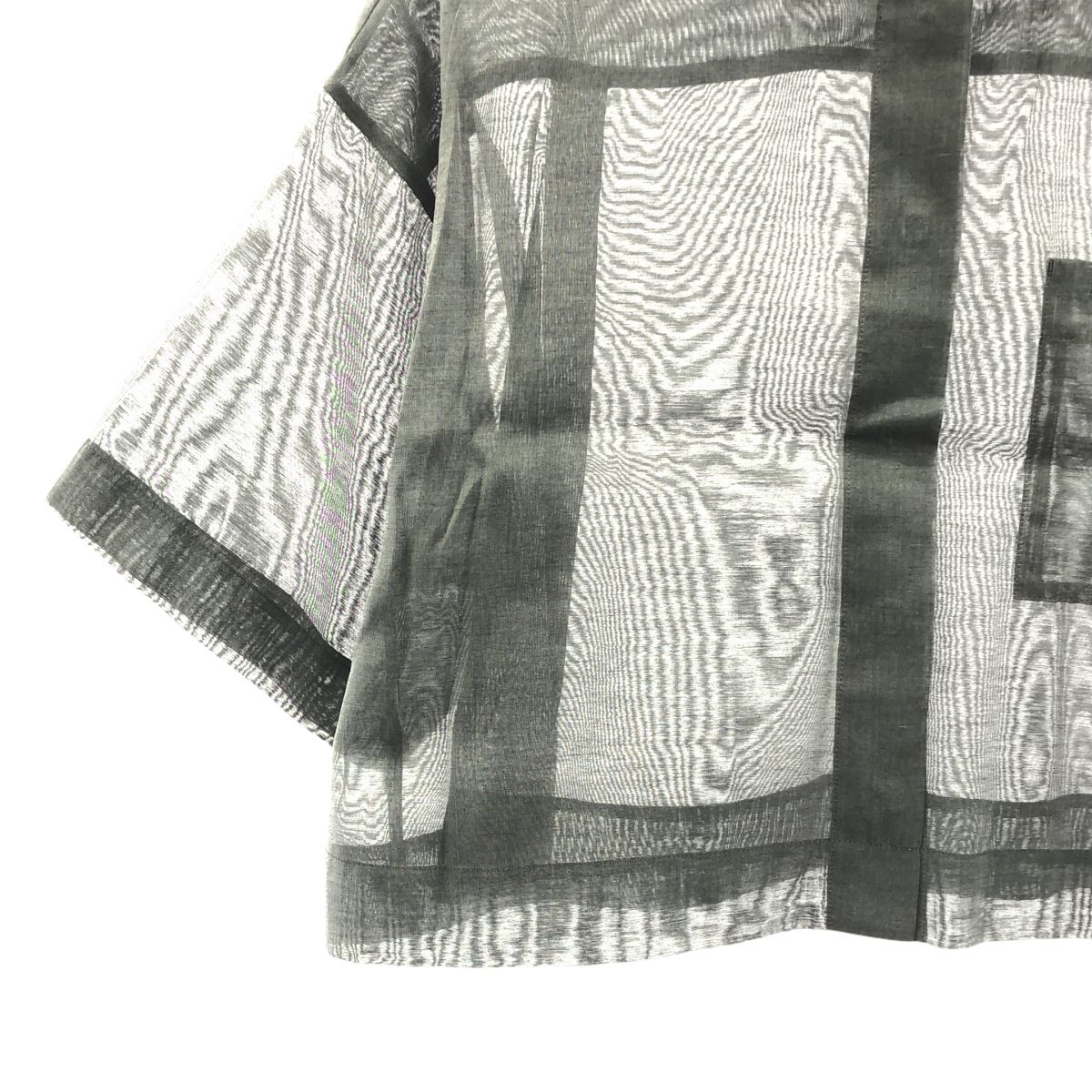 新品】 SACRA / サクラ | 2025SS | PREMIUM SILK COTTON CROPPED SHIRT  