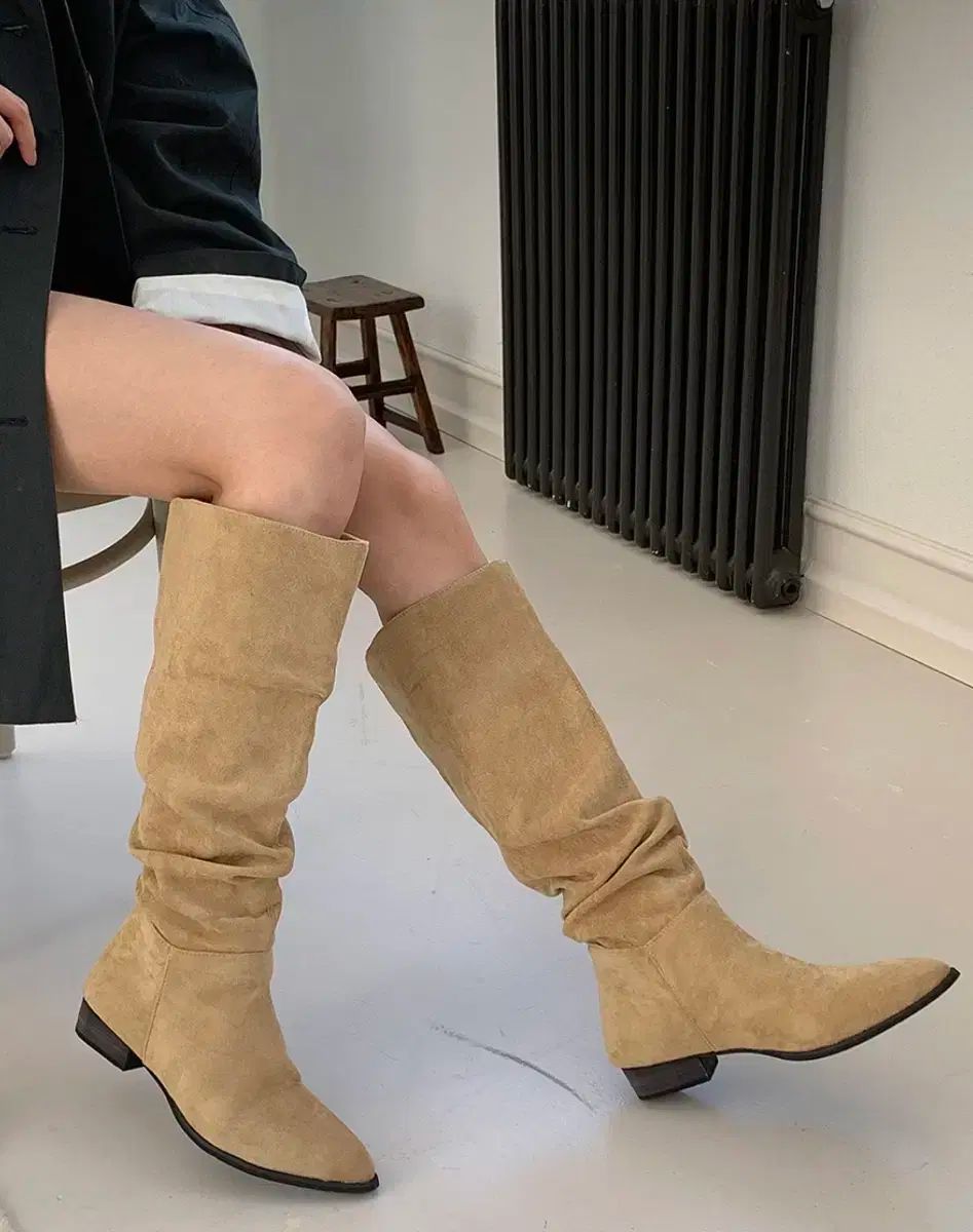 スエード ロングブーツ STYLEBLOCK ブーツ スエードロングブーツ レディース : ZOZOTOWN