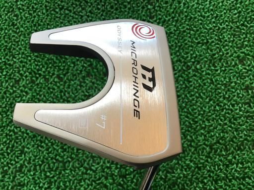 【中古ゴルフクラブ】オデッセイ　ODYSSEY　MICROHINGE #7 DB パター スチールシャフト　シャフト：スチールシャフト オデッセイ ODYSSEY MICROHINGE #7 DB パター スチールシャフト 【32
