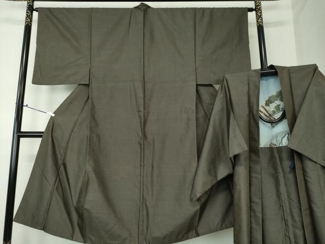 平和屋着物●男性 本場大島紬 アンサンブル 80亀甲 総詰め 正絹 DAAS3088ps