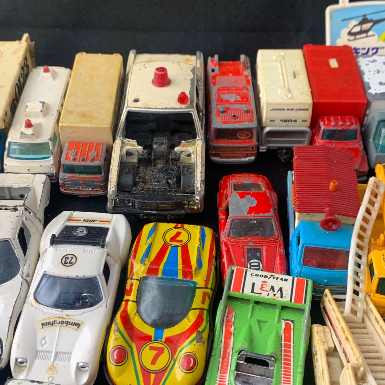 最終値下げ】昭和レトロ ミニカー 飛行機 トラック パトカー