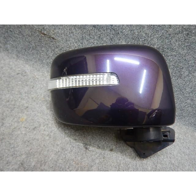 スズキ ワゴンR MH23S 右ミラー ウインカー付タイプ 作動 済み 紫 ミステリアスバイオレットパール ZED 101972