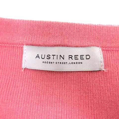 タグ付き　オースチンリード　AUSTIN REED ピンクベージュ　カーディガン オースチン リード Austin Reed カーディガン ニット フリル