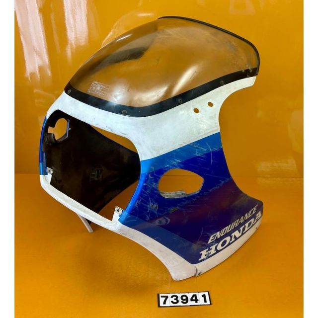 73941 HONDA ホンダ CBR400F 純正アッパーカウル フロントカウル 傷ヒビ割れあり エンデュランス ネジ１本無