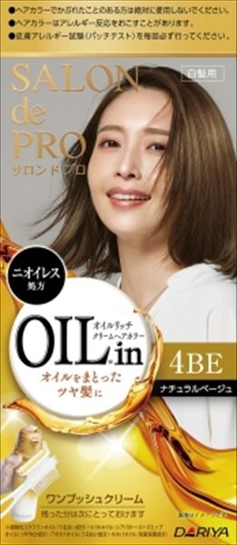 まとめ買い-24点セット サロンドプロ オイルリッチクリームヘアカラー 白髪用 ４ＢＥ ナチュラルベージュ ダリヤ