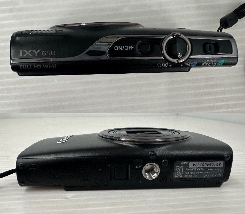 【5年保証加入】Canon IXY650 コンパクトデジタルカメラ　ブラック 5年保証加入】Canon IXY650 コンパクトデジタルカメラブラック 【5年