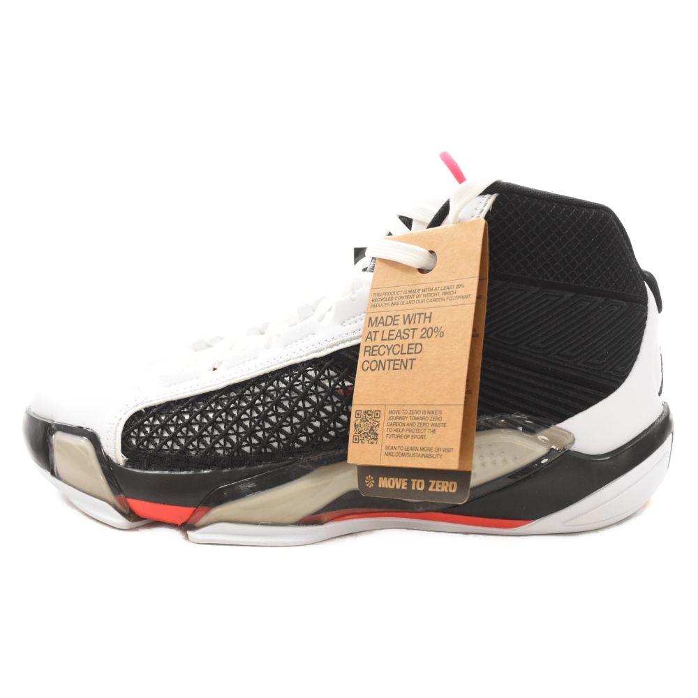 NIKE (ナイキ) AIR JORDAN 38 PF エア ジョーダン ハイカットスニーカー ホワイト/ブラック DZ3355-106 US10.5/28.5cm