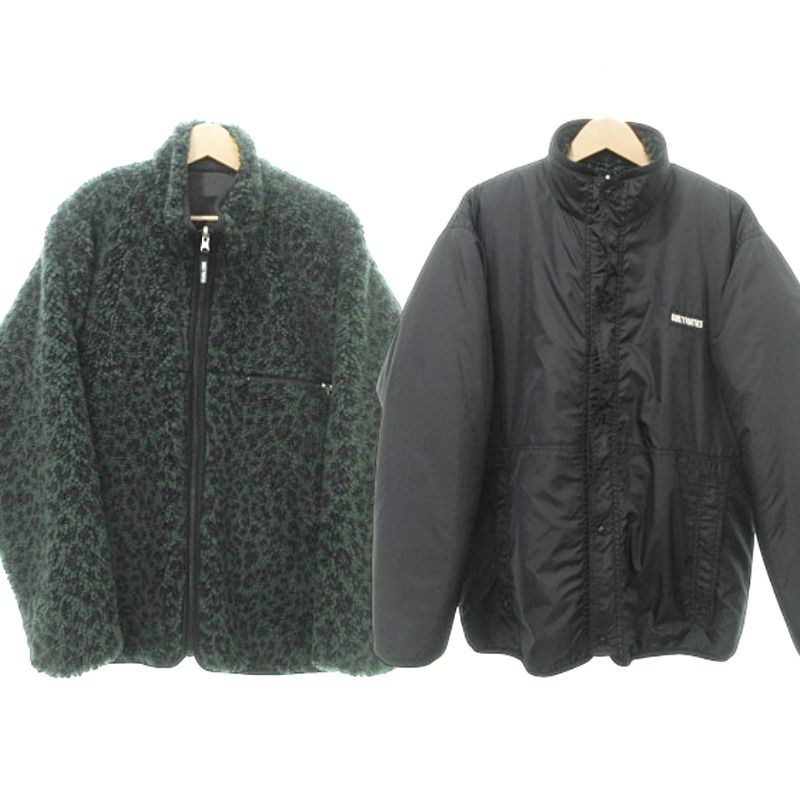ワコマリア WACKO MARIA 美品 タグ付き REVERSIBLE LEOPARD BOA