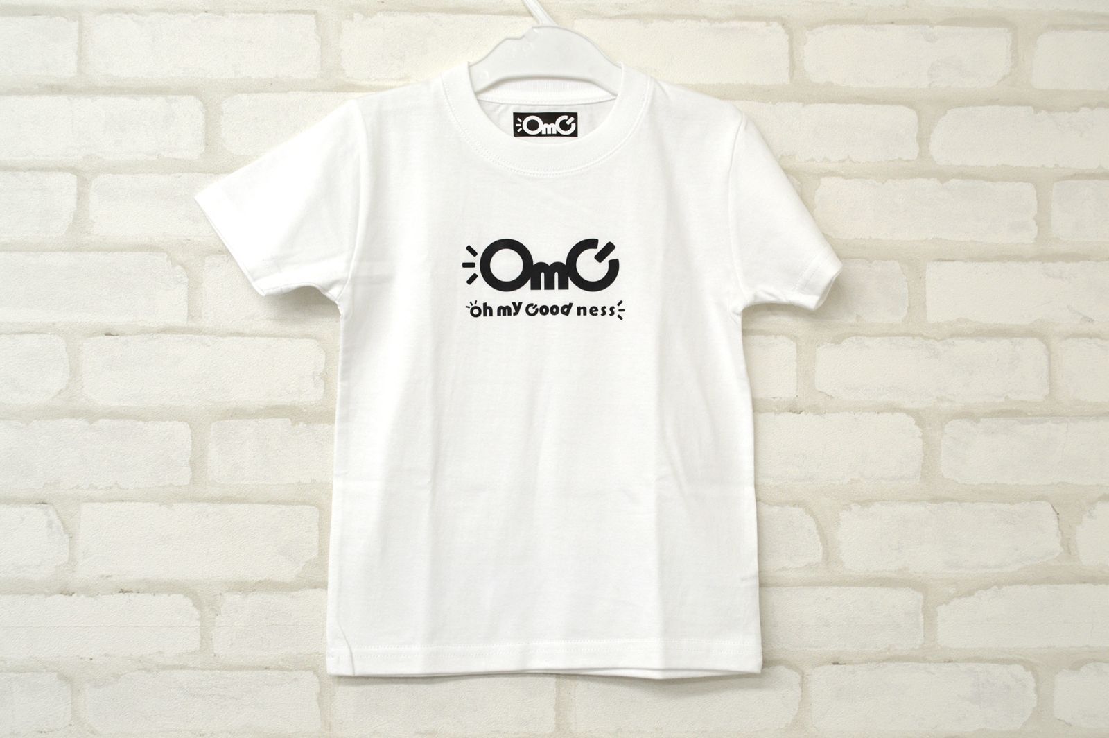 OMG Mini Choco KIDS Tシャツ 半袖 ホワイト
