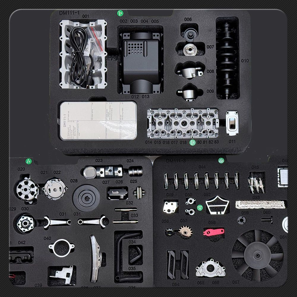 4気筒 DOHC ターボエンジン 組立 キット FA-4T大人がハマる 本格 仕様