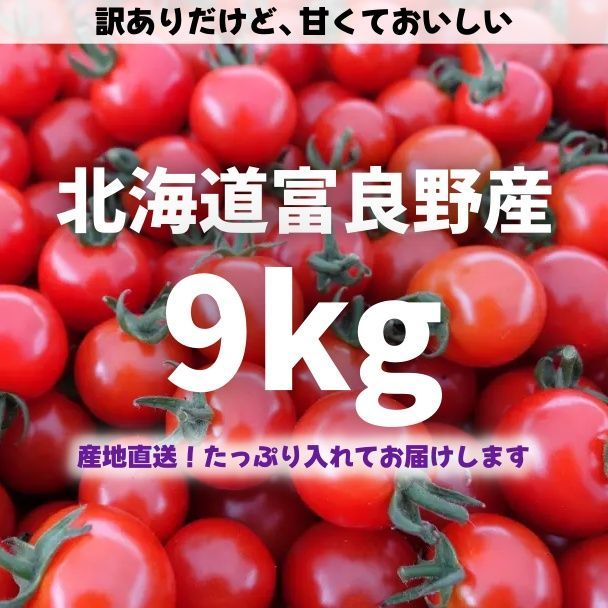 北海道ふらの産ミニトマト9キロ