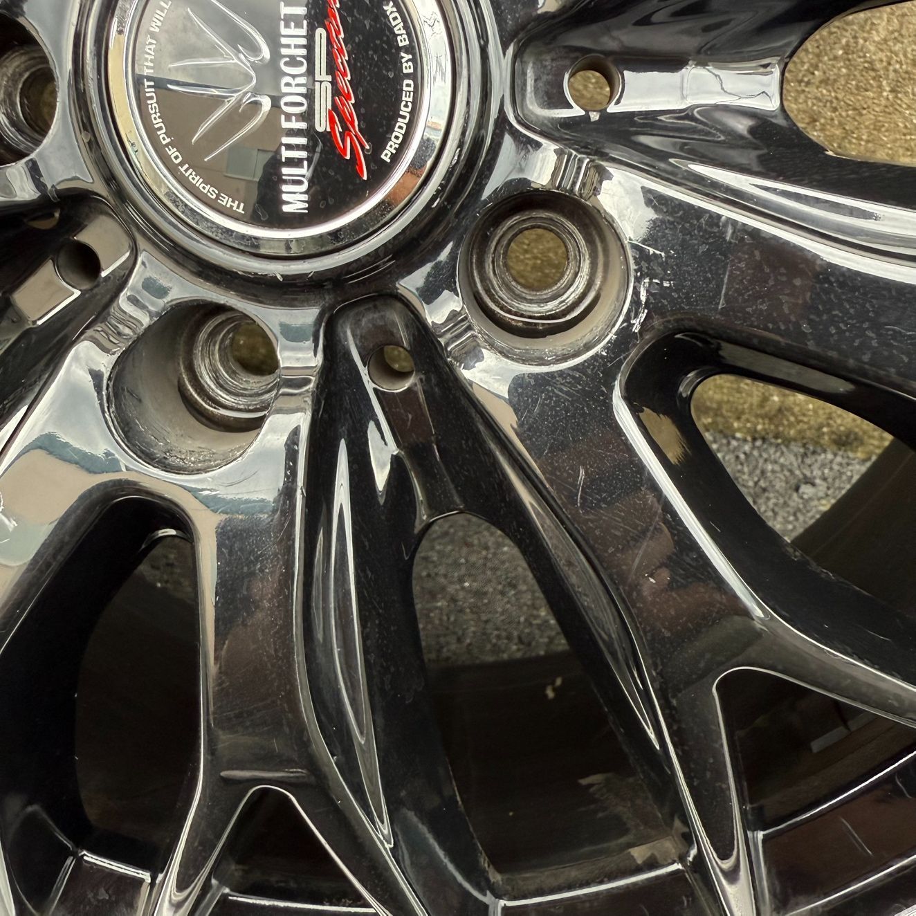 おしゃれ好き 緊急 げ‼13日までの期間 ‼ ‼BADX LOXARNY MULTIFORCHETTA2 SP-SPECTOR アルミホイール 18インチ 4本 タイヤ 付 おまけ程度 美味しい