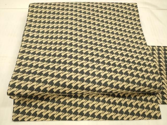 平和屋着物○九寸名古屋帯 紬地 兎 正絹 逸品 DAAX5661cm - メルカリ