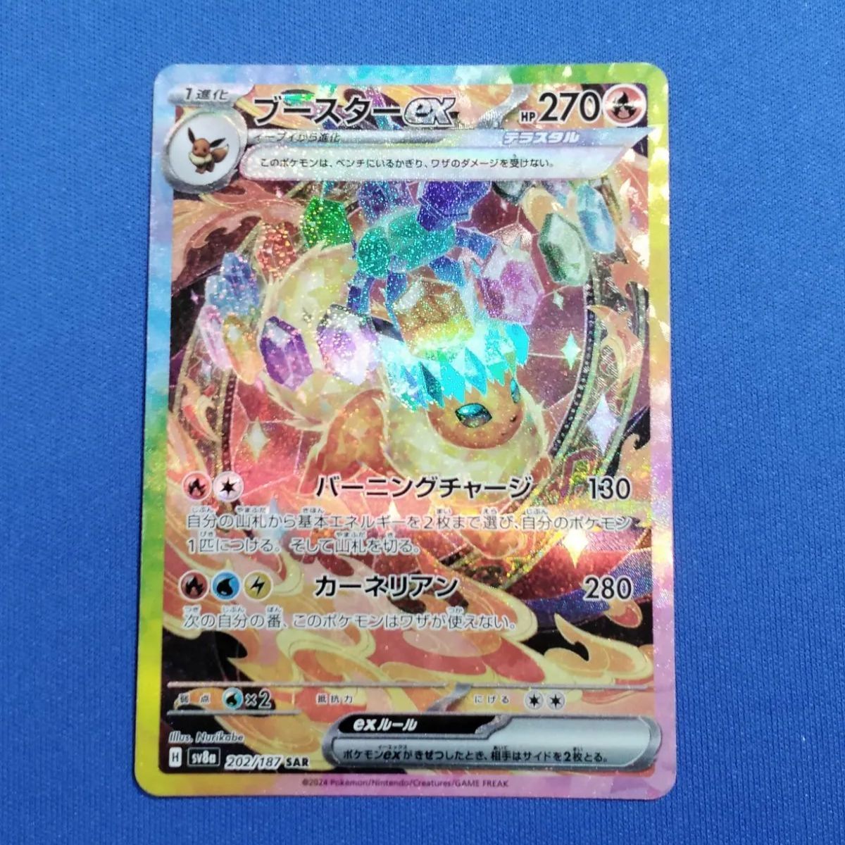 ブースターex SAR 202/187 ポケモンカード ブースターex SAR SV8a 202