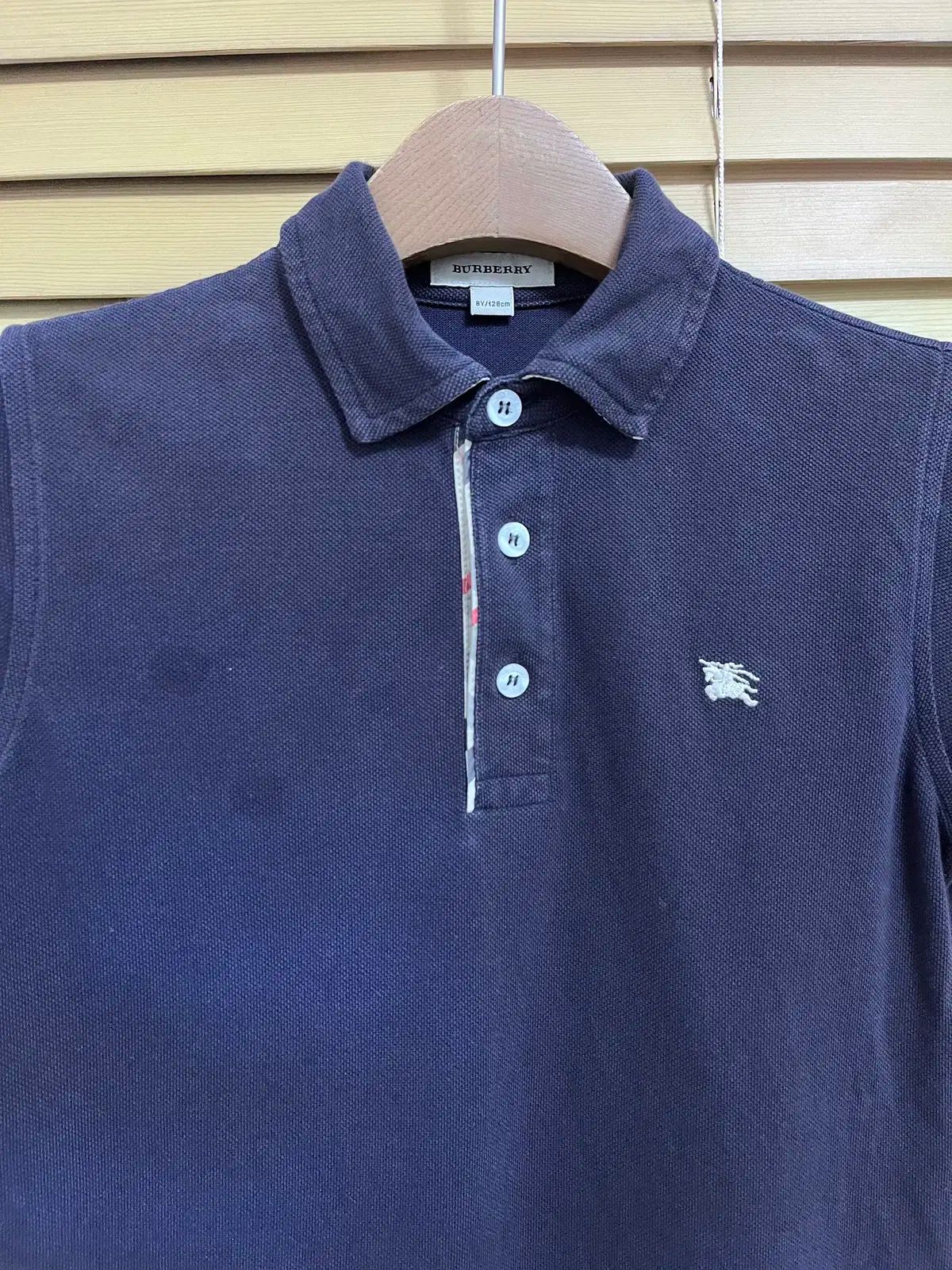  BURBERRY(バーバリー ) キッズ 半袖 PK Tシャツ 08Y ／ 128 サイズ Tシャツ