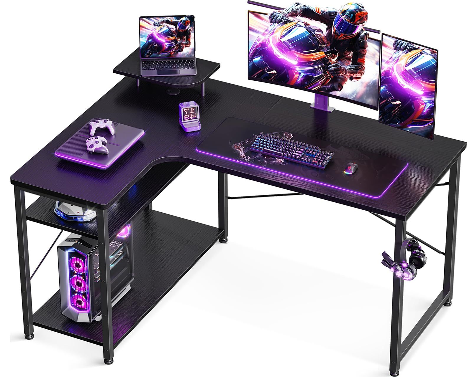 M2873-160-118】パソコンデスク l字デスク 幅110cm M2873-160