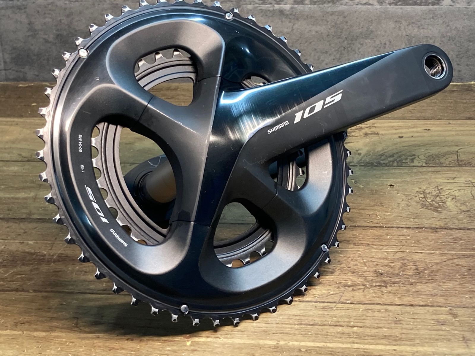 ☆美中古Dura Ace FC-7600ピスト用クランクNJS刻印あ165mm ☆美中古