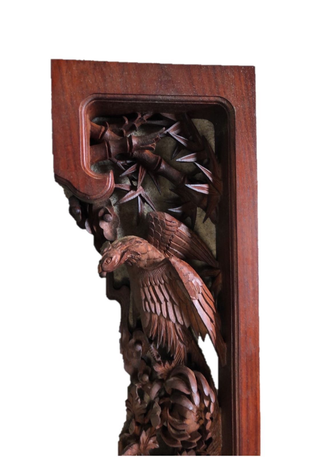 A-19 欄間 彫刻 ストア 紫檀