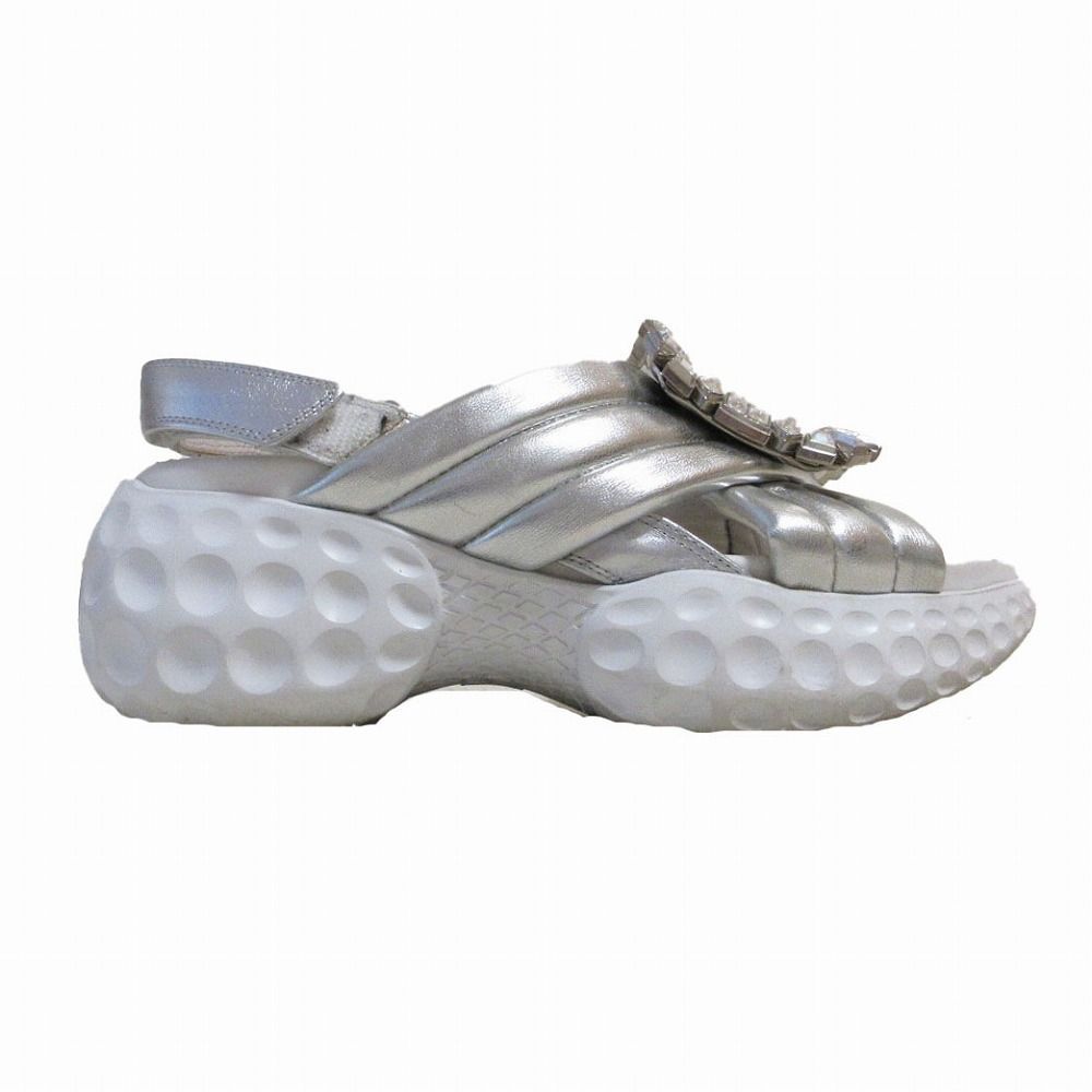 新品/38 ロジェ ヴィヴィエ Roger Vivier ビジュー サンダル ROGER VIVIER - 新 品/38 ロジェ ヴィヴィエ Roger Vivier