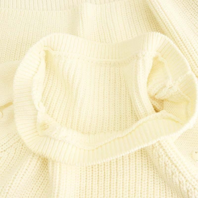 フォクシー ブティック 43380 Knit Top Libellule ニットプルオーバー セーター 長袖 クロップド シルク混 オフホワイト レディース 43380 Knit Top 