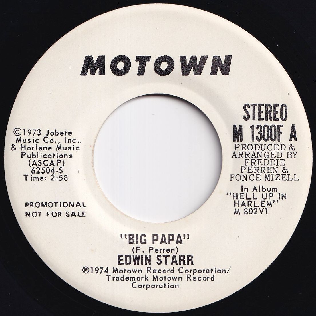 全国送料無料 Papa Big Starr Edwin (Stereo) A 1300F M US Motown (Mono) / 下着・アンダーウェア