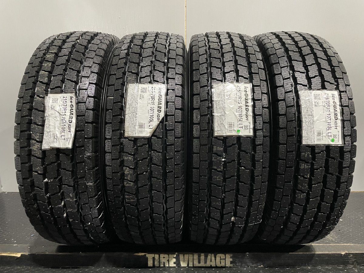 新品 YOKOHAMA ice GUARD iG91 215/70R15 107/105L LT 8PR 15インチ スタッドレス 4本 21年製  ハイエース等 (MTZ08) - メルカリ