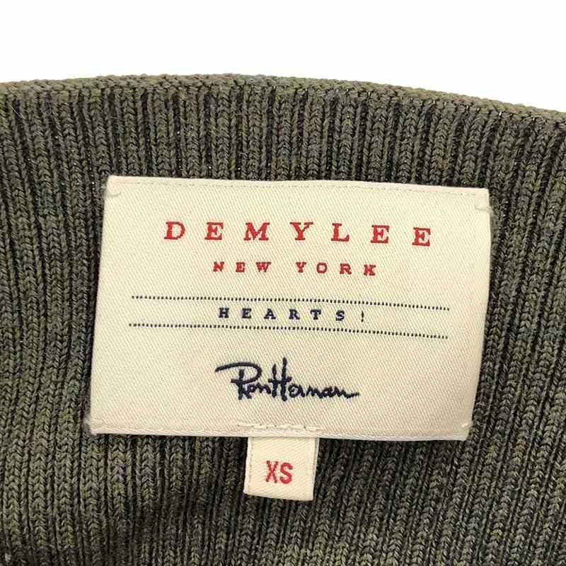 DEMYLEE - DEMYLEE / デミリー | × Ron Herman ロンハーマン別注 AMALIA Knit アマリア ウール パフスリーブ リブニット | XS | オリーブ | レディース DEMYLEE - DEMYLEE / デミリー | × Ron Herman ロンハーマン別注