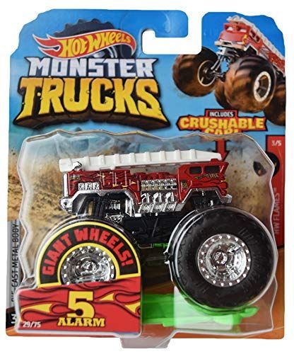 ホットウィール モンスタートラック ゴールデン ファイブ・アラーム モンスタートラック 5アラーム ホットウィール モンスタートラック