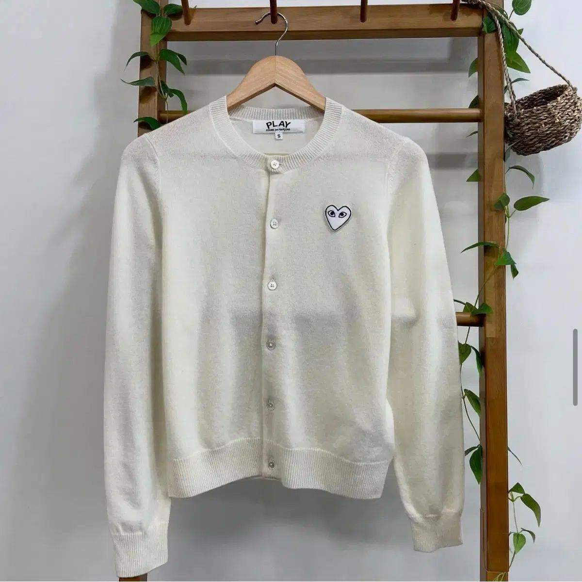 COMME des GARCONS(コム・デ・ギャルソン) ハートパッチ カーディガン 