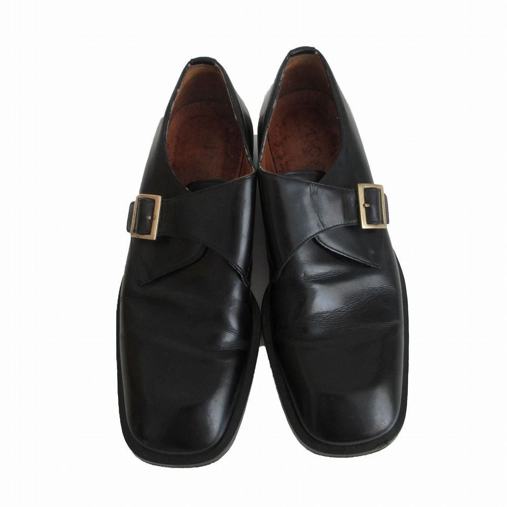 GUCCI グッチ レザー モンクストラップ ドレスシューズ ビジネス