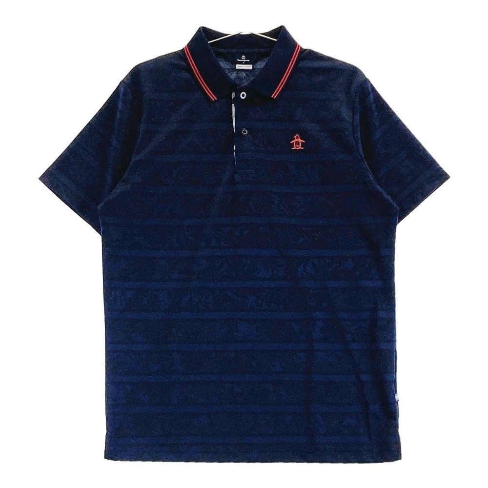 サイズ:L MUNSING WEAR マンシングウェア 半袖ポロシャツ 総柄 サイズ:L MUNSING WEAR マンシングウェア 半袖ポロシャツ 総柄