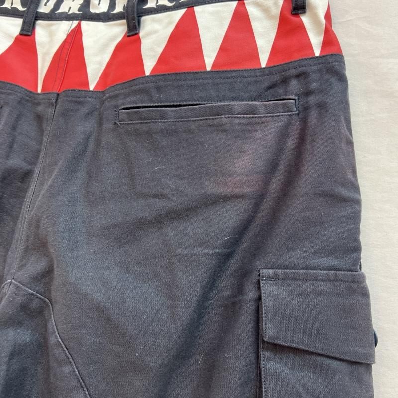 PUNK DRUNKERS サメデザイン ショートパンツ PUNK DRUNKERS パンクドランカーズ パンツ ショートパンツ ロゴ