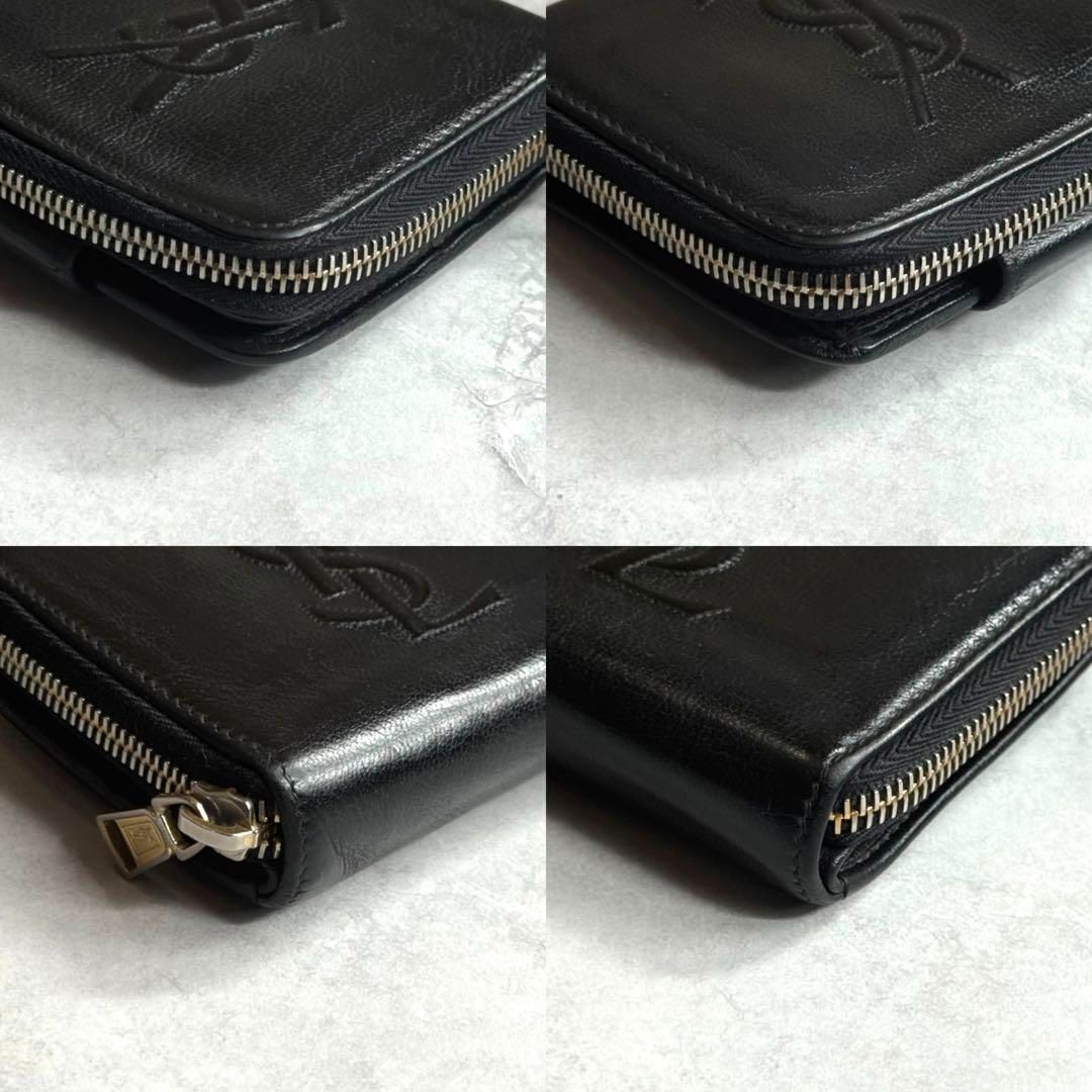 SAINT LAURENT ブラック　二つ折り財布　カサンドラ　リヴゴーシュ SAINT LAURENT ブラック 二つ折り財布 カサンドラ リヴゴーシュ YSL