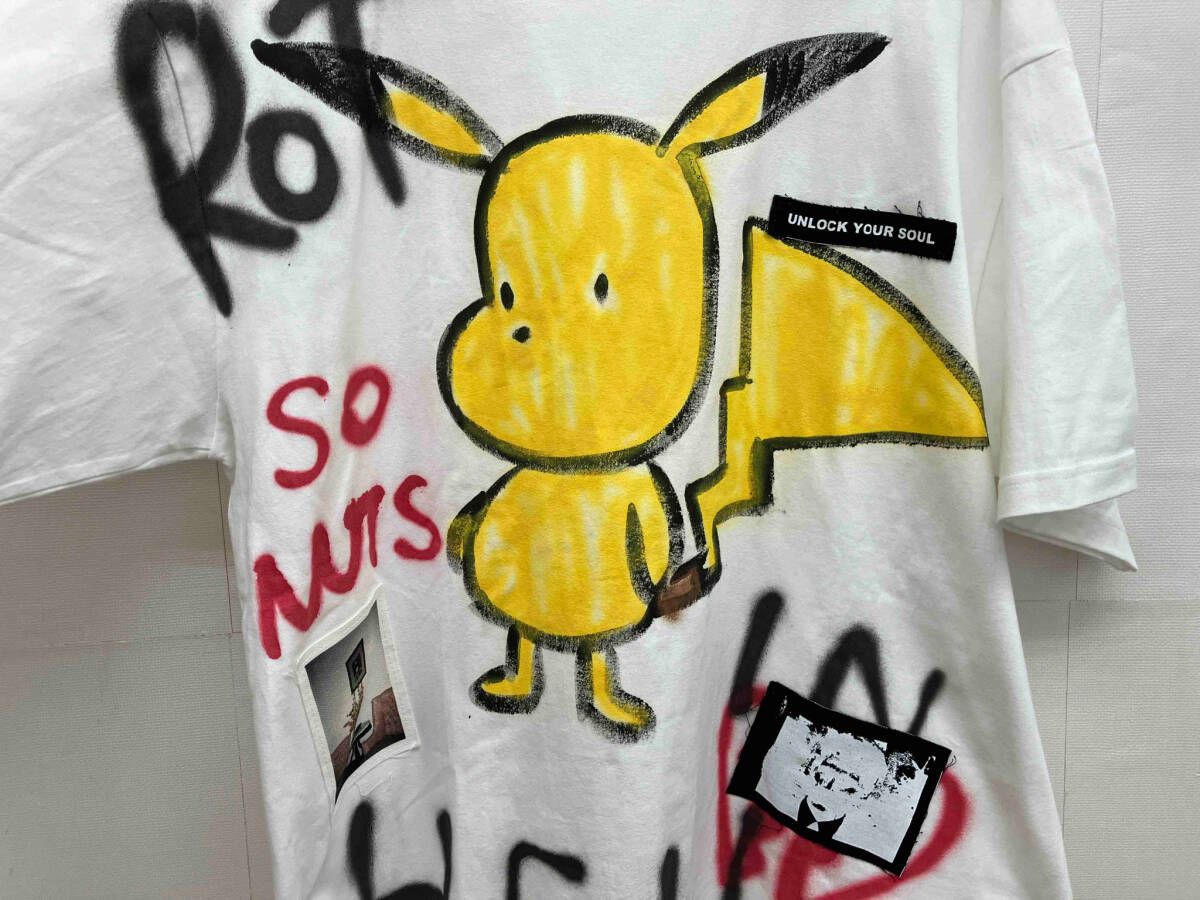 Guernica ピカチュウ 半袖Tシャツ ゲルニカ ポケモン ポケットモンスター 白 ホワイト - メルカリ