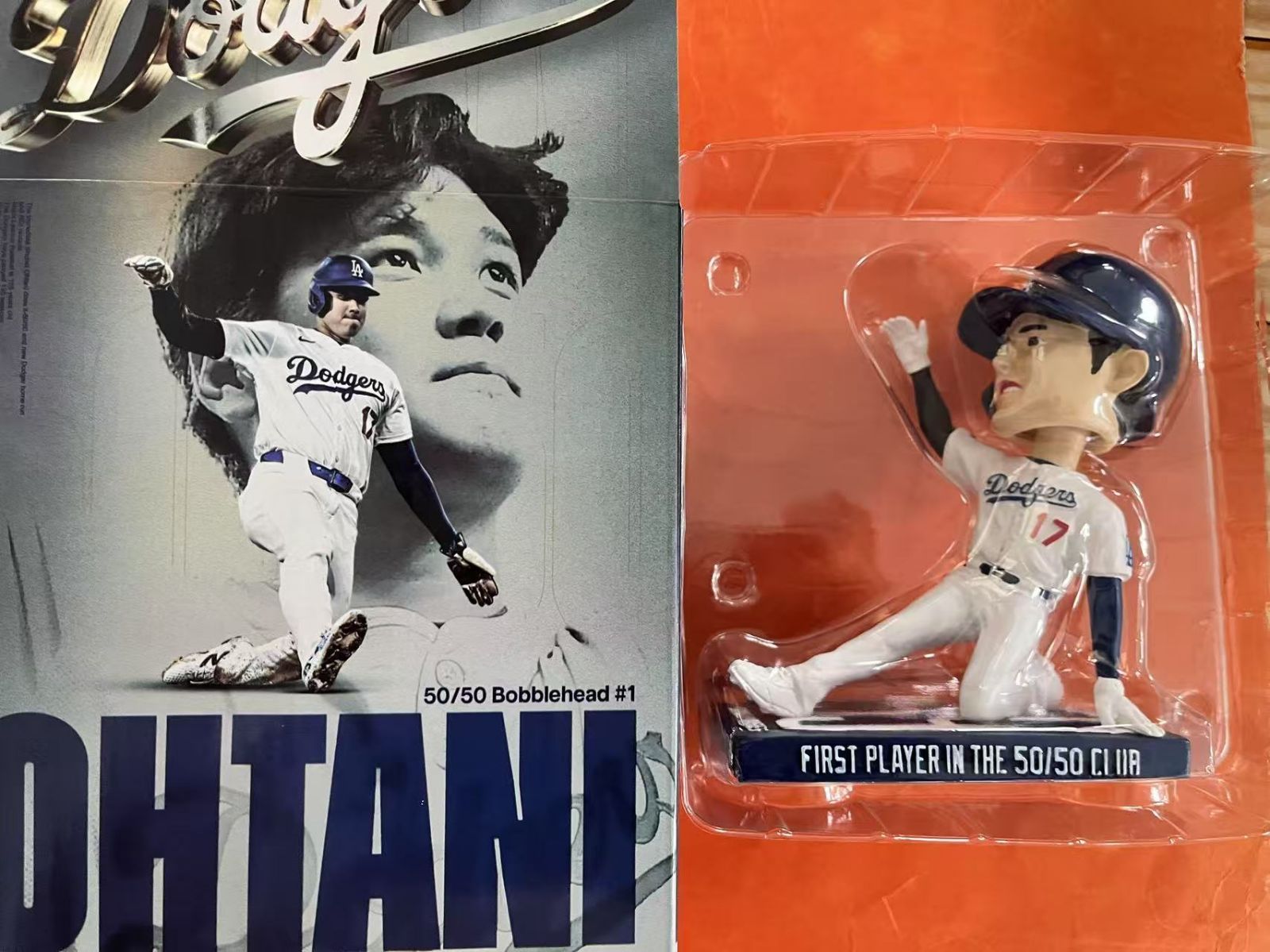 新品 大谷翔平 選手50/50 ボブルヘッド フィギュア人形 No.4