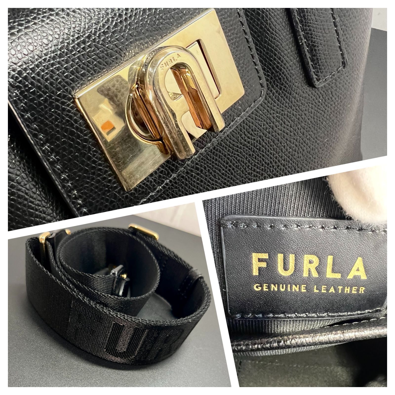 【美品】フルラ FURLA 2wayバッグ フルラ 2wayハンドバッグ ショルダーバッグ 肩掛け レディース