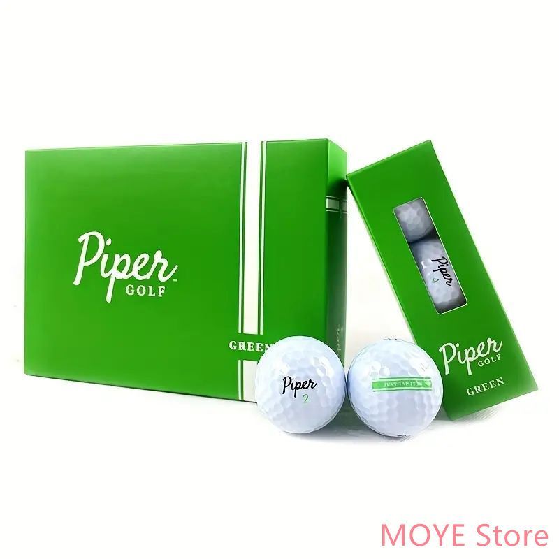 Piper ゴルフボールセット 1 ダースの長距離 2 ピース トーナメント品質 USGA 標準耐久性のあるサーリン カバー ゴルフ ボール