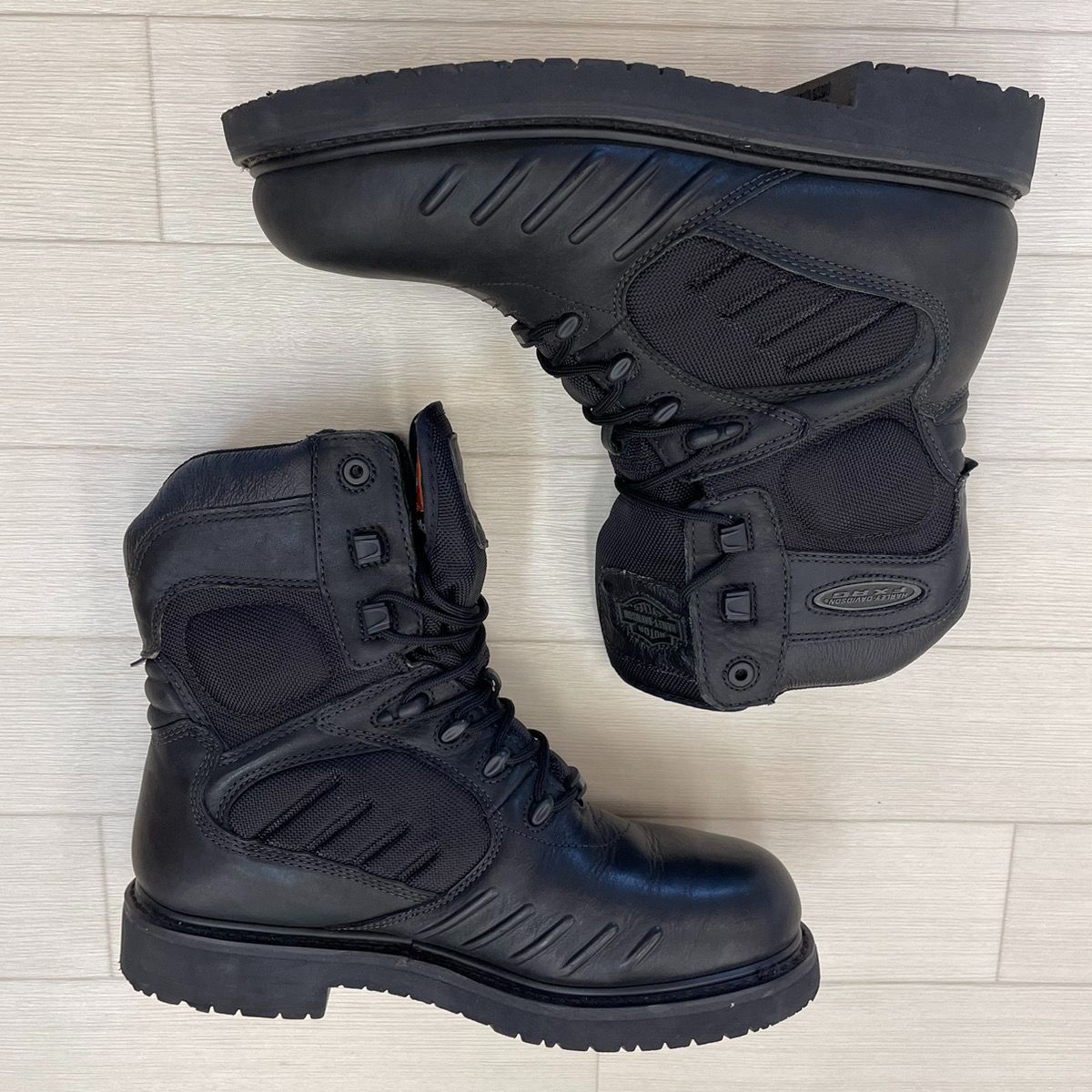 HARLEY DAVIDSON ハーレーダビッドソン black ブラック 黒 ブーツ トレッキングシューズ ゴアテックス GORE-TEX  Thinsulate S-390