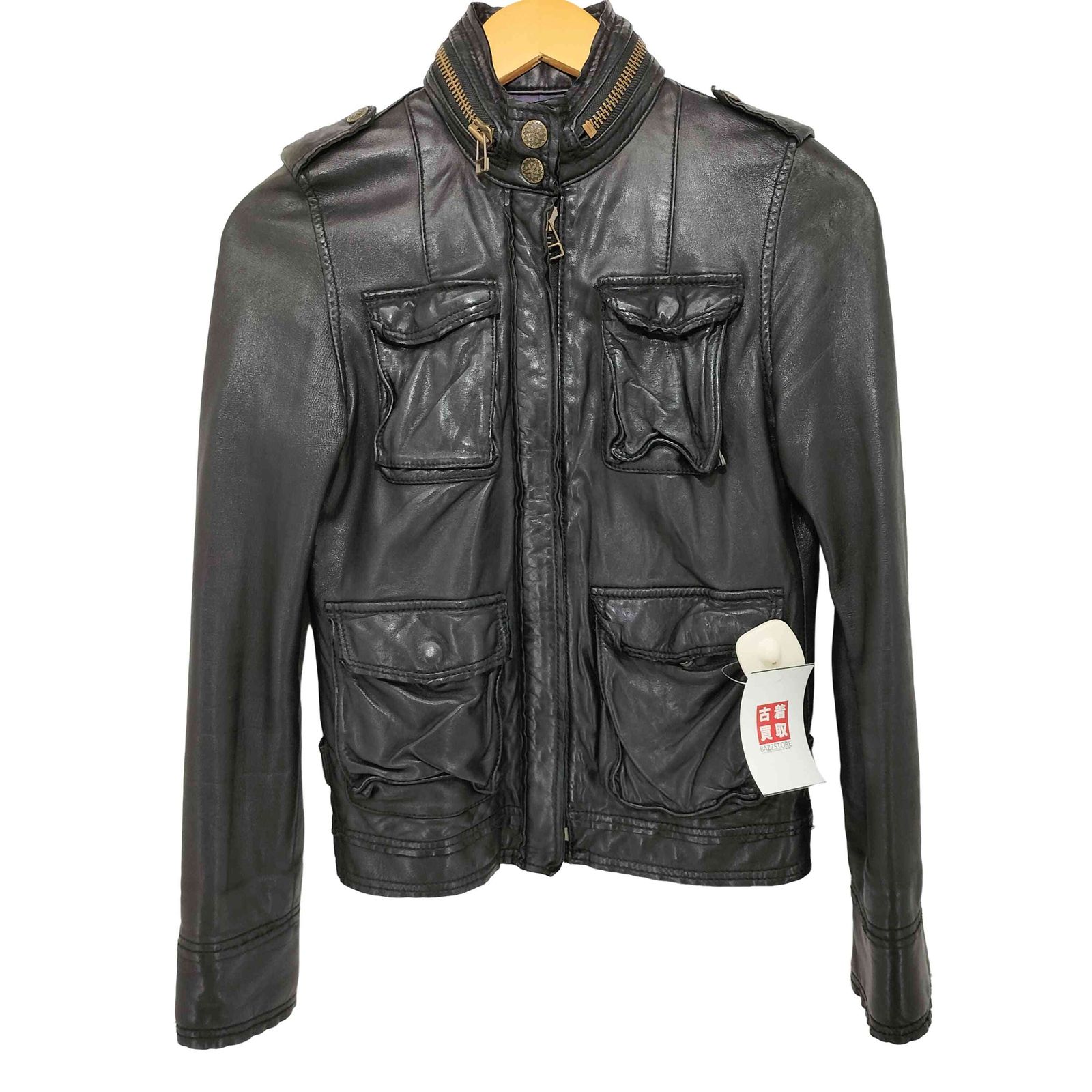 アさま専用⭐︎JEANASIS ラムレザー ジャケット 美品 セール】 【数量限定】Lamb Leather ライダースジャケット