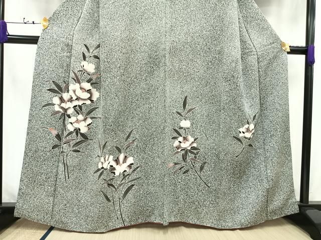 平和屋着物□訪問着 草花文 正絹 逸品 AAAX6515mf - メルカリ 