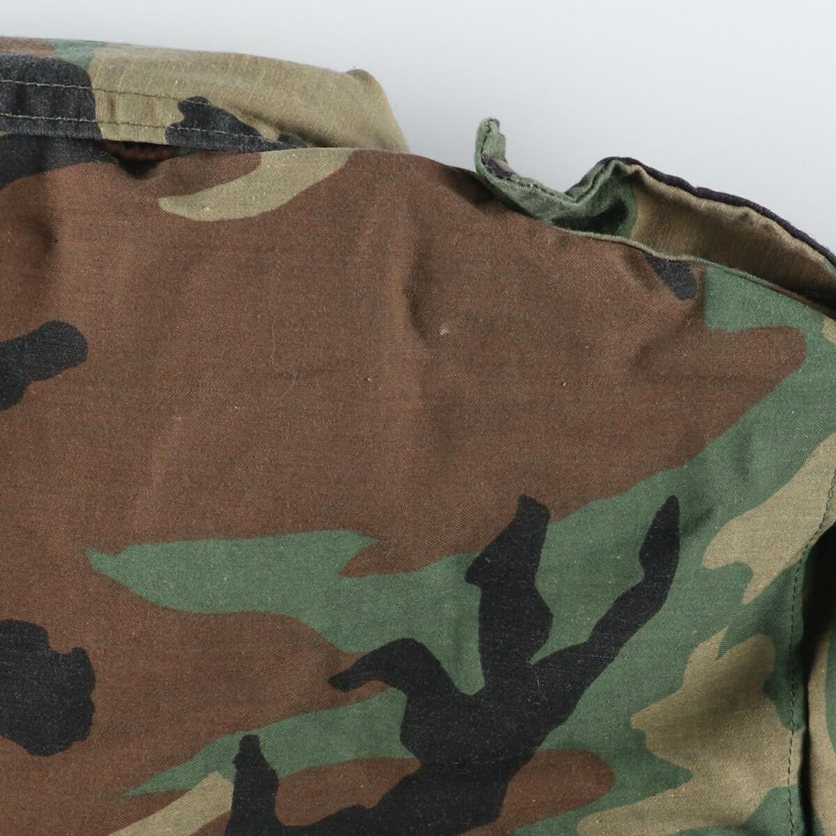 米軍　US.ARMY  ヴィンテージ　迷彩　ジャケット　USA製　古着 古着 85年納品 米軍実品 U.S.ARMY ウッドランドカモ 迷彩柄 M-65