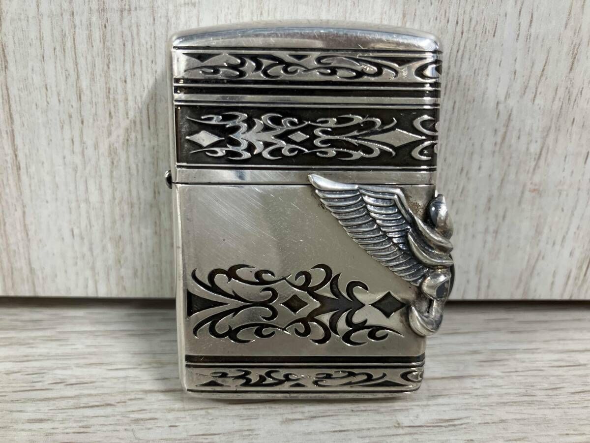 ZIPPO ジッポ ライター アーマーストーンウィング メタル