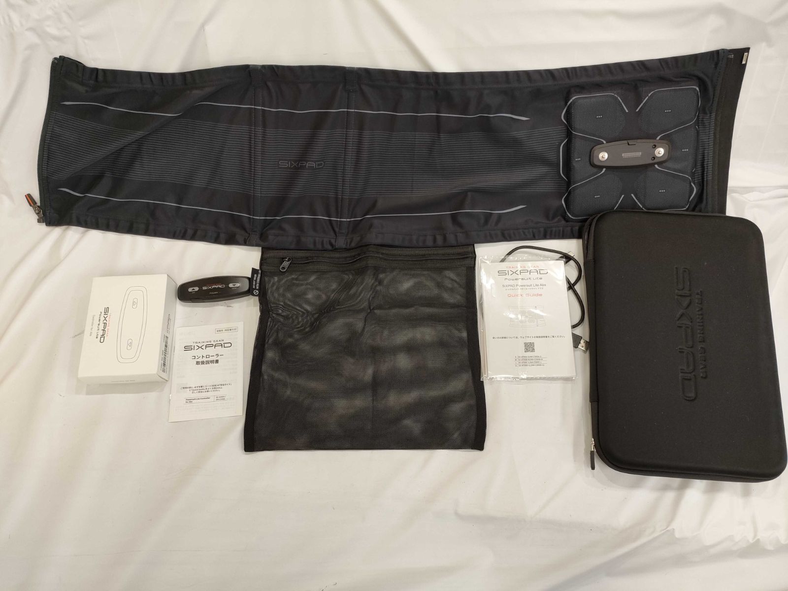 ほぼ未使用 シックスパッド パワースーツ アブズ Mサイズ