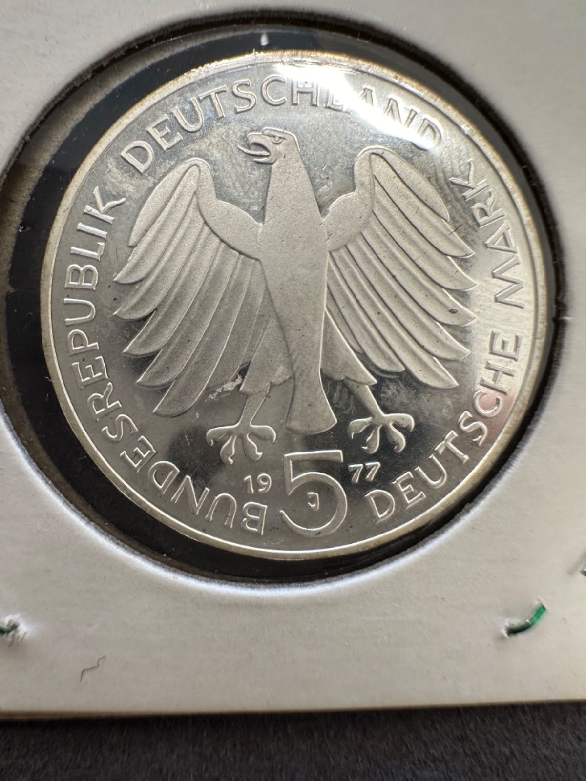5マルク銀貨 1977年 西ドイツ ガウス GAUSS - メルカリ