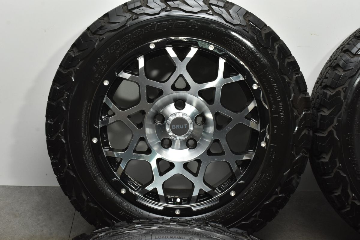 225/65R17 17インチ BRUT ブルート BR-55 7.5J 7.50-17 GRIP MAX 