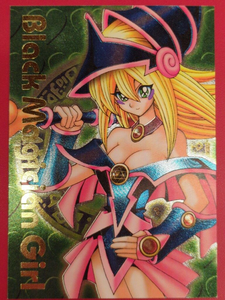 非OCG 腰から上 ブラック マジシャン ガール 金文字 レリーフ