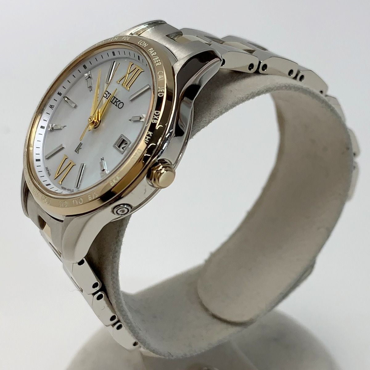 SEIKO セイコー ルキア LUKIA メタルバンド SSVV084/1B35-0AY0 電波