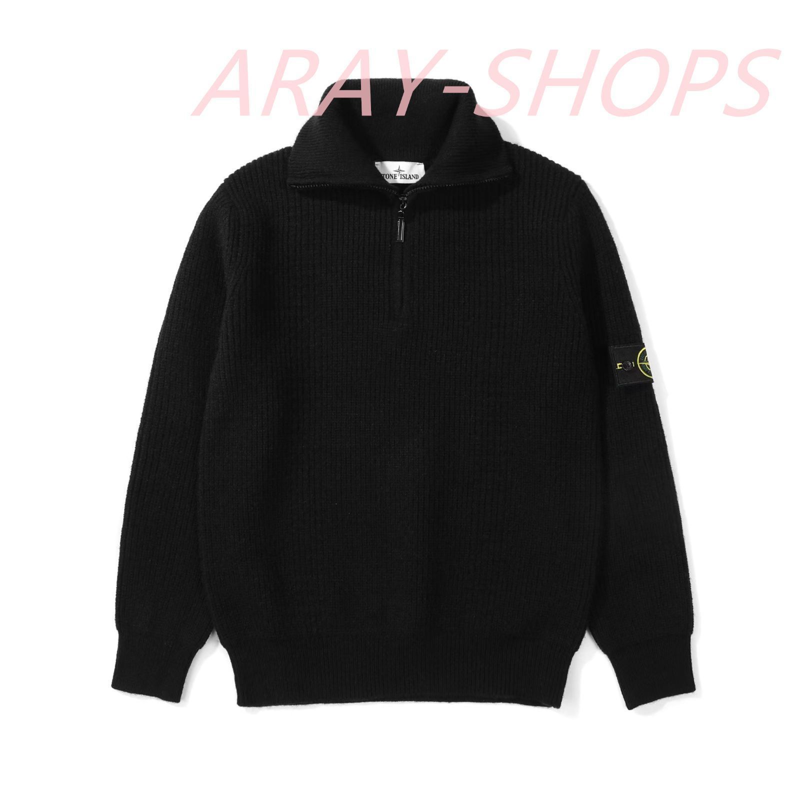 人気商品・極美品・新品未使用】Stone Island 23AW ストーンアイランド??スタンドカラーハーフジップニットセーター??T94 - メルカリ