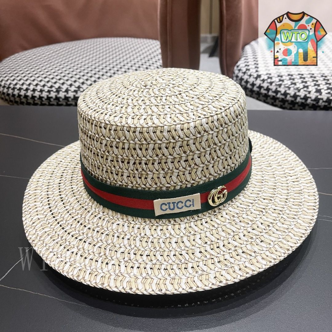 GUCCI麦わら帽子 今日特価】GUCCI 2025 新 麦わら日除け帽 - メルカリ