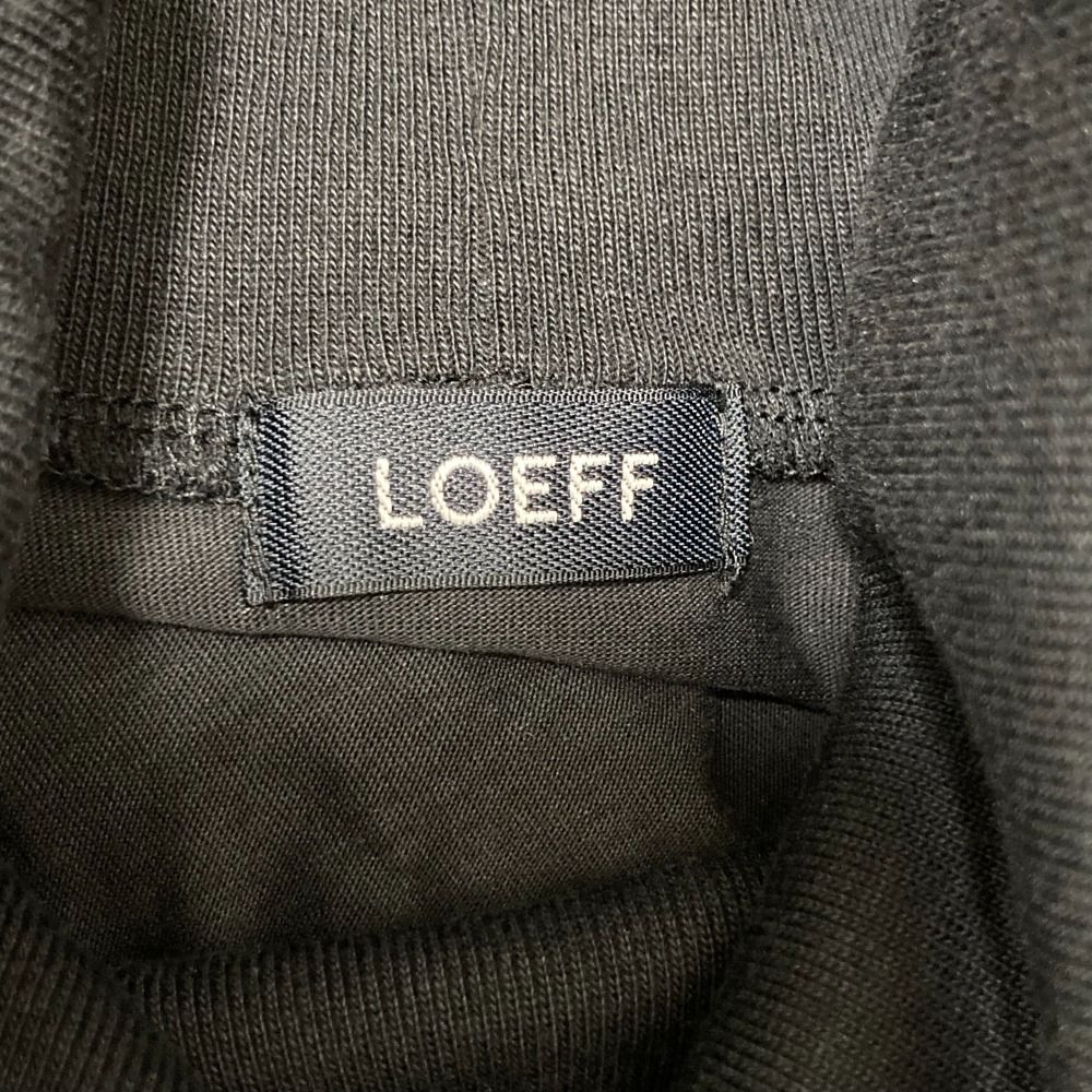 LOEFF ロエフ オーガニックコットン タートルネック カットソー LOEFF（ロエフ）＞ オーガニックコットン タートルネック カットソー